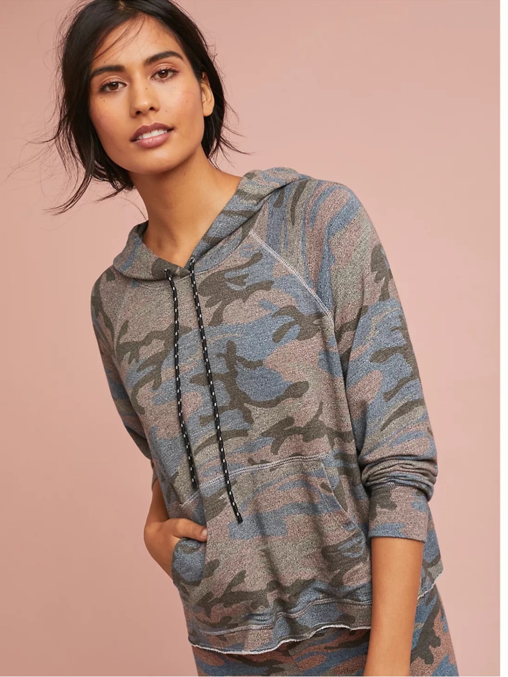 Sundry Butter-Soft Camo Hoodie | Size 3 (L)
